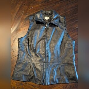 Lambskin Leather Vest (m) apt 9.
